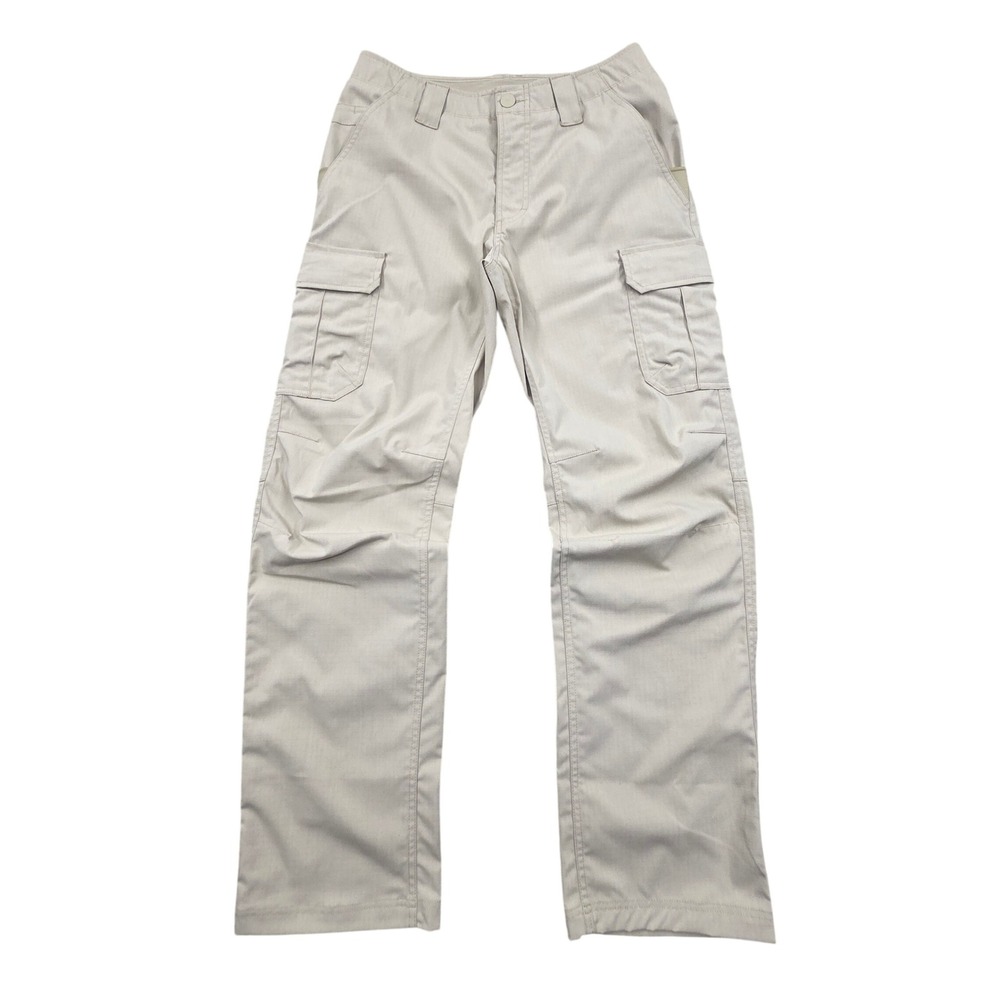 Under Armour UA Storm Tactical Ripstop Pants Mens 30x32 Tan Khaki Cargo Patrol